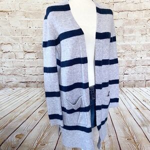 Madewell Kent striped cardigan open front